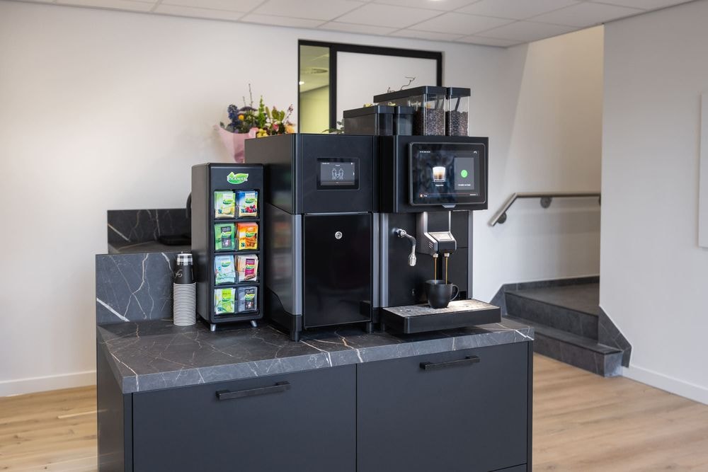 Premium koffie- en theefaciliteiten in Mudde Kok FlexCentre